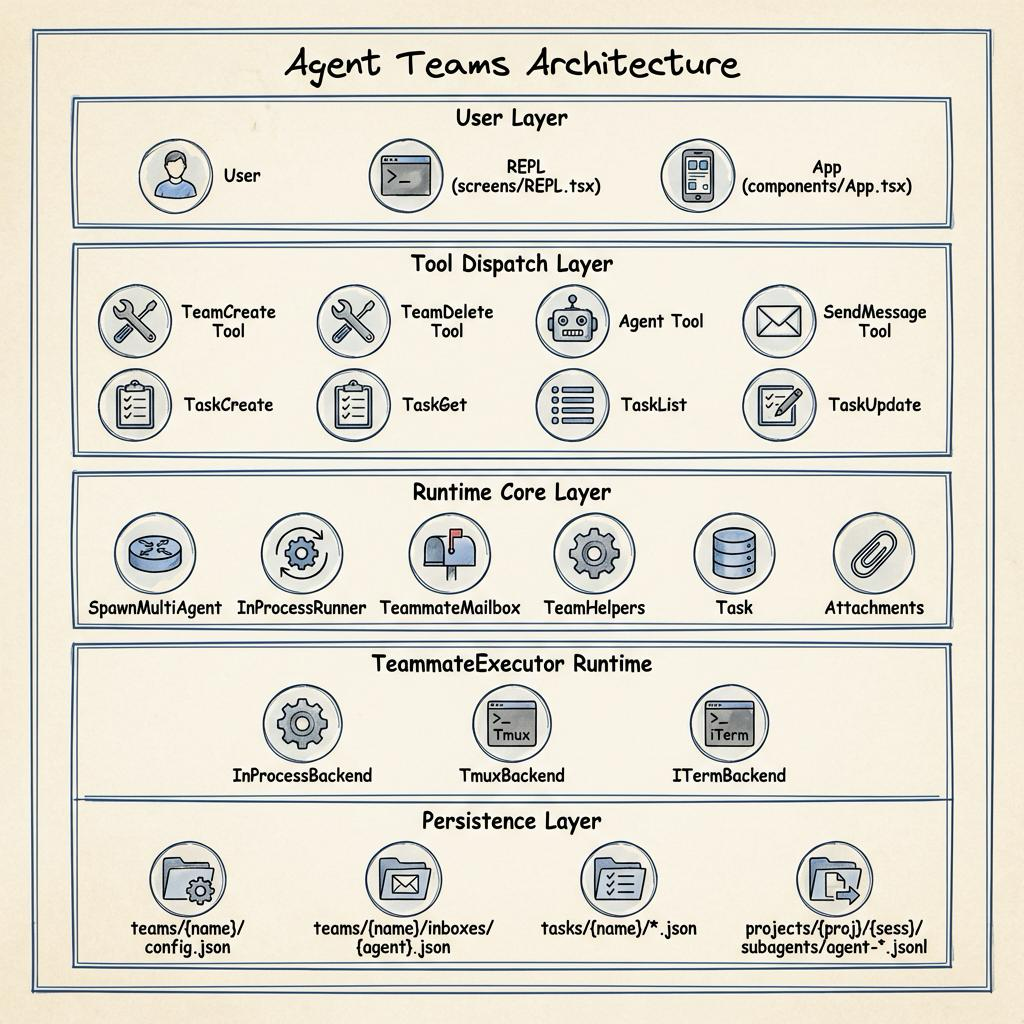 Agent Teams 系统全景架构
